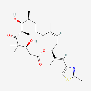 Chemical structure of Epothilone D