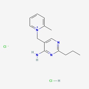 Chemical structure of Amprolium HCl