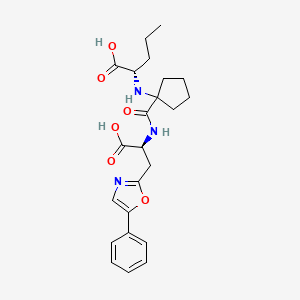 Chemical structure of Mca-Pro-Leu-NH2