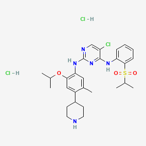 Chemical structure of LDK378 dihydrochloride