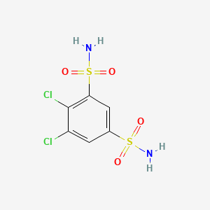 Chemical structure of Dichlorphenamide
