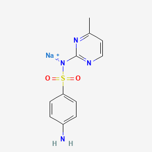Chemical structure of Sulfamerazine Sodium