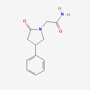 Chemical structure of Fonturacetam
