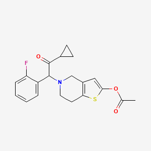Chemical structure of Prasugrel
