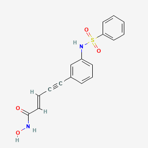 Chemical structure of Oxamflatin