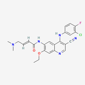 Chemical structure of Pelitinib