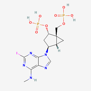 Chemical structure of MRS 2500 tetraammonium salt