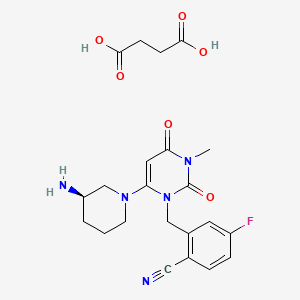 Chemical structure of Trelagliptin succinate