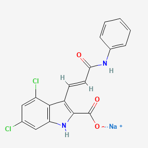 Chemical structure of Gavestinel