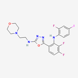 Chemical structure of PD 334581