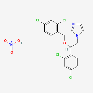 Chemical structure of Miconazole Nitrate