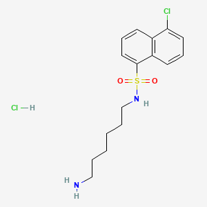 Chemical structure of W-7 hydrochloride