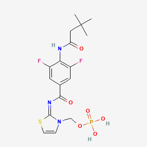 Chemical structure of Lu AA 47070