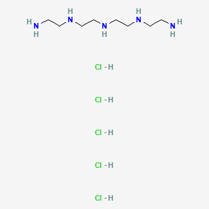 Chemical structure of Tetraethylenepentamine 5HCl