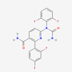 Chemical structure of VX-702