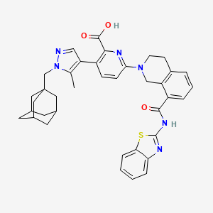 Chemical structure of A-1331852