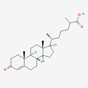 Chemical structure of Δ4-Dafachronic Acid