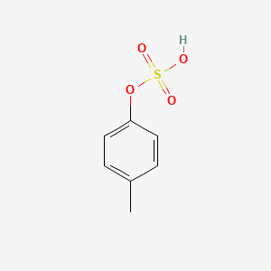 Chemical structure of p-Cresyl sulfate