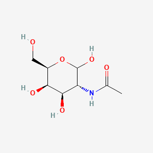 Chemical structure of N-acetyl D-galactosamine