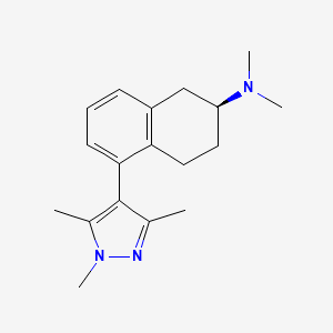 Chemical structure of AS 19