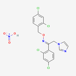 Chemical structure of Oxiconazole Nitrate