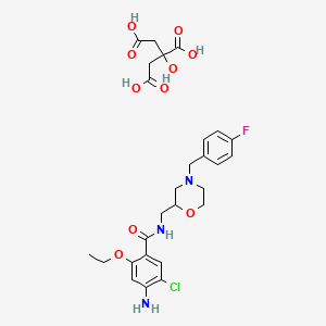 Chemical structure of Mosapride Citrate