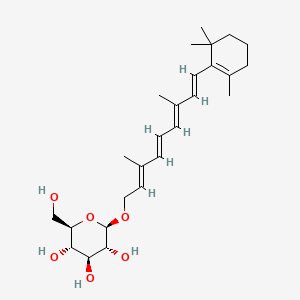 Chemical structure of Retinyl glucoside