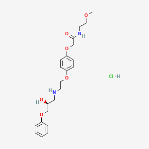 Chemical structure of ZD 7114 hydrochloride