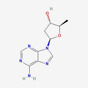 Chemical structure of 2',5'-dideoxy Adenosine