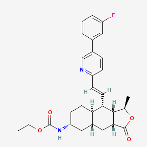Chemical structure of Vorapaxar