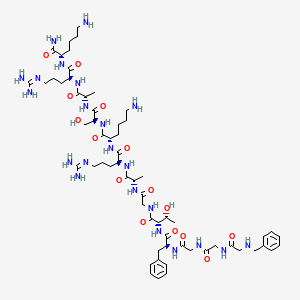 Chemical structure of [Nphe1]Nociceptin(1-13)NH2