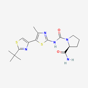 Chemical structure of A66