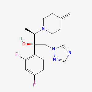 Chemical structure of Efinaconazole