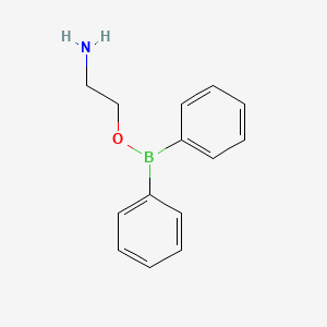 Chemical structure of 2-APB