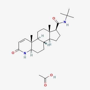 Chemical structure of Finasteride acetate