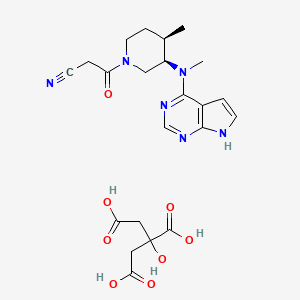 Chemical structure of Tofacitinib Citrate
