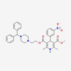 Chemical structure of Manidipine
