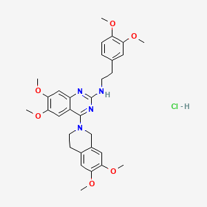 Chemical structure of CP 100356 hydrochloride
