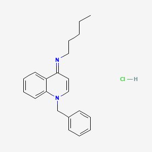 Chemical structure of CP 339818 hydrochloride
