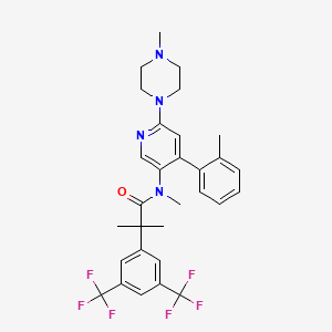 Chemical structure of Netupitant