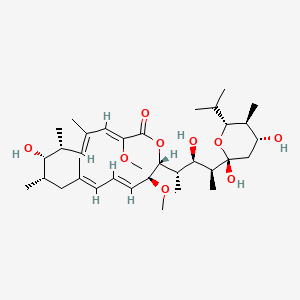 Chemical structure of Bafilomycin A1