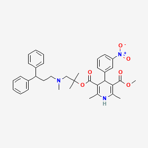 Chemical structure of Lercanidipine