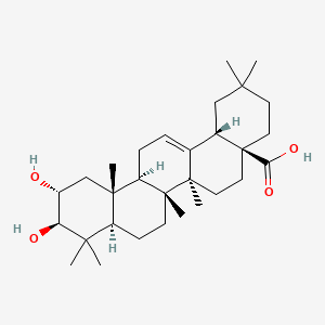 Chemical structure of Maslinic Acid