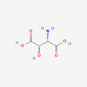 Chemical structure of 3-Hydroxyaspartic acid