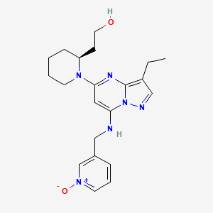 Chemical structure of Dinaciclib