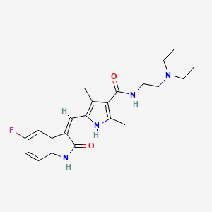 Chemical structure of Sunitinib