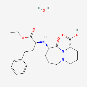Chemical structure of Cilazapril Monohydrate