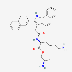 Chemical structure of L-817,818