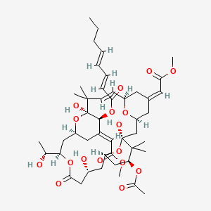 Chemical structure of Bryostatin 1