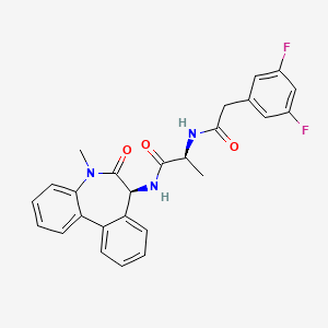 Chemical structure of YO-01027 (Dibenzazepine, DBZ)